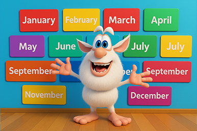 Months of the Year with Booba